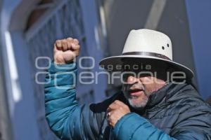 TLAXCALA . MANIFESTACIÓN SINDICATO