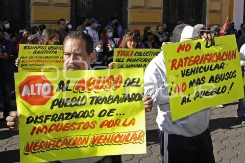 MANIFESTACIÓN . VERIFICACIÓN VEHICULAR