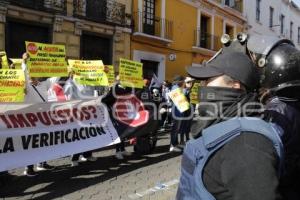 MANIFESTACIÓN . VERIFICACIÓN VEHICULAR