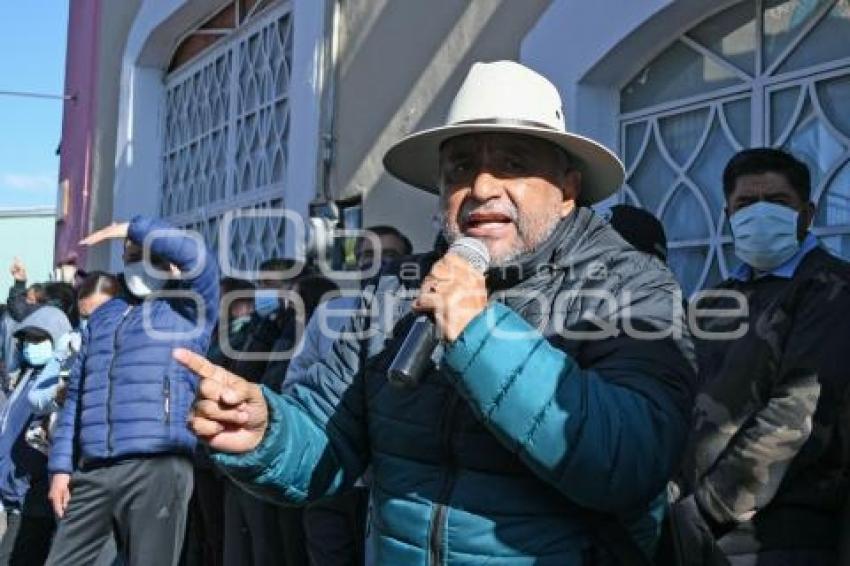 TLAXCALA . MANIFESTACIÓN SINDICATO