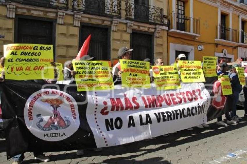 MANIFESTACIÓN . VERIFICACIÓN VEHICULAR