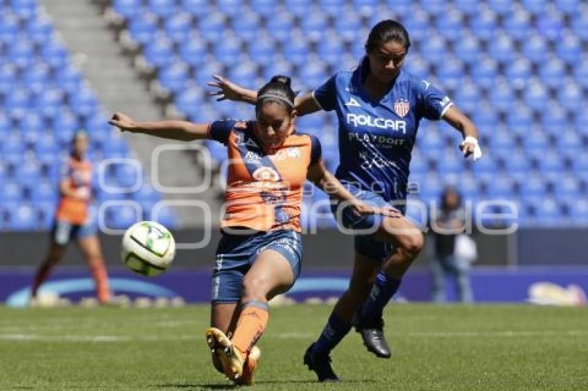 FÚTBOL FEMENIL . PUEBLA VS NECAXA