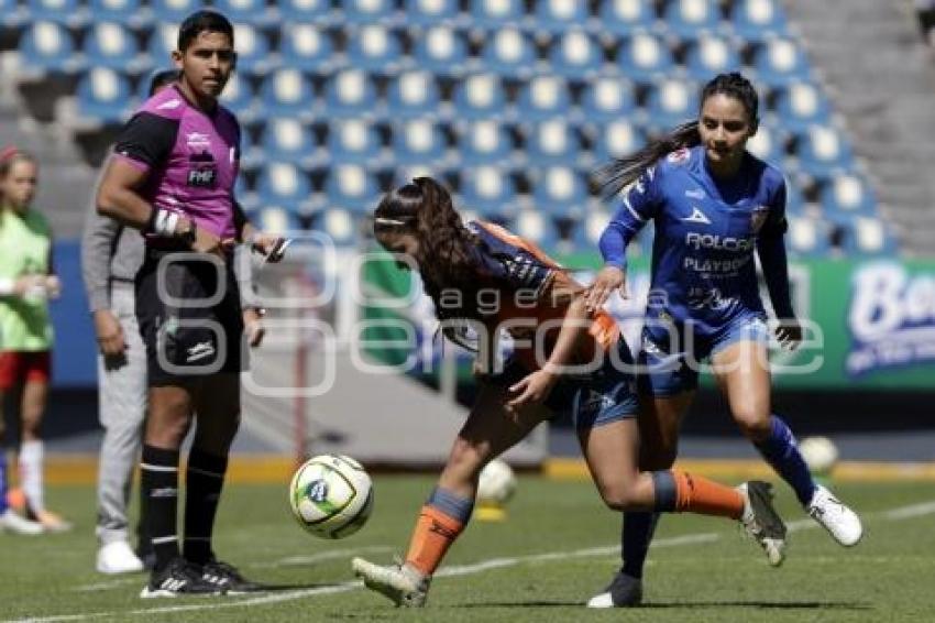 FUTBOL FEMENIL . PUEBLA VS NECAXA