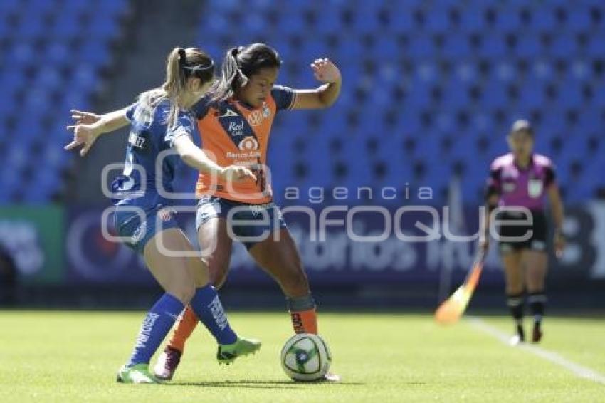 FUTBOL FEMENIL . PUEBLA VS NECAXA