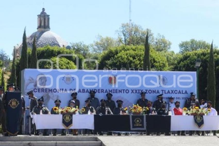 TLAXCALA . ABANDERAMIENTO DELEGACIÓN PENTATLÓN