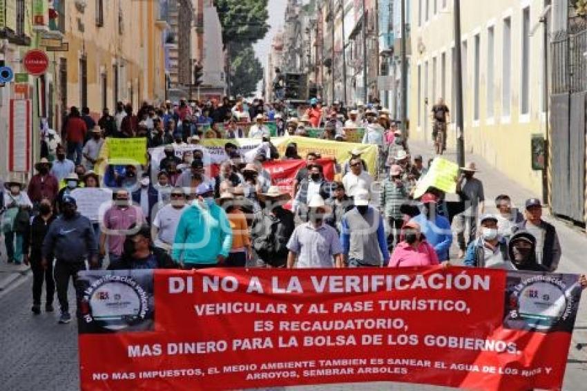 MANIFESTACIÓN . VERIFICACIÓN VEHICULAR