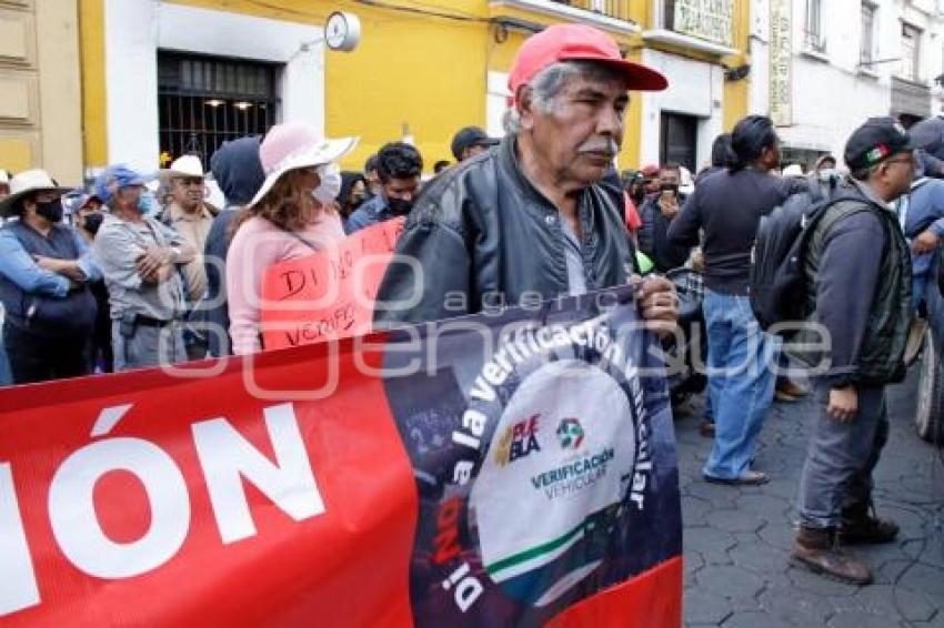 MANIFESTACIÓN . VERIFICACIÓN VEHICULAR