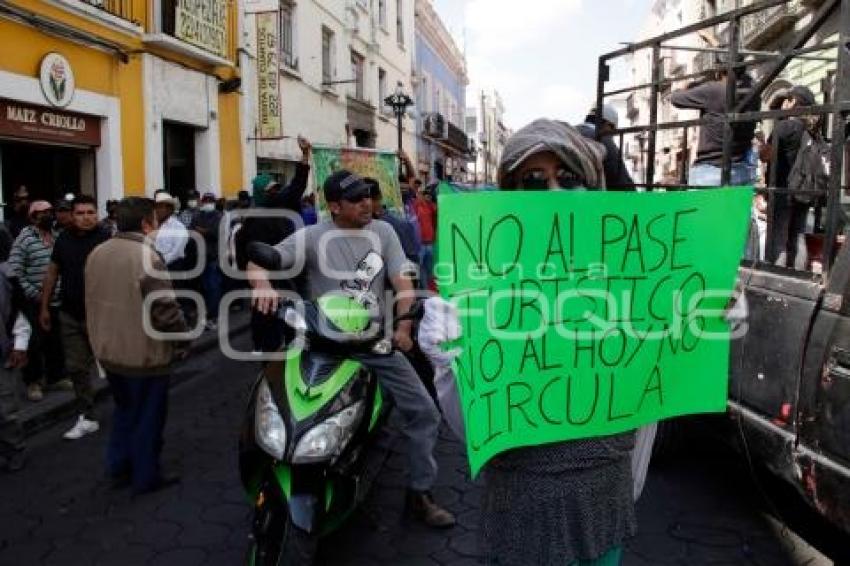 MANIFESTACIÓN . VERIFICACIÓN VEHICULAR