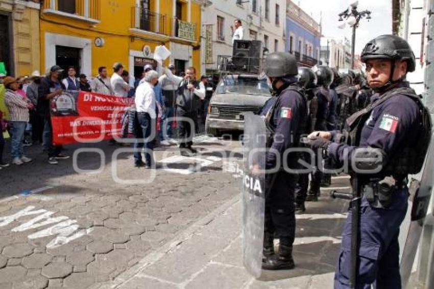 MANIFESTACIÓN . VERIFICACIÓN VEHICULAR