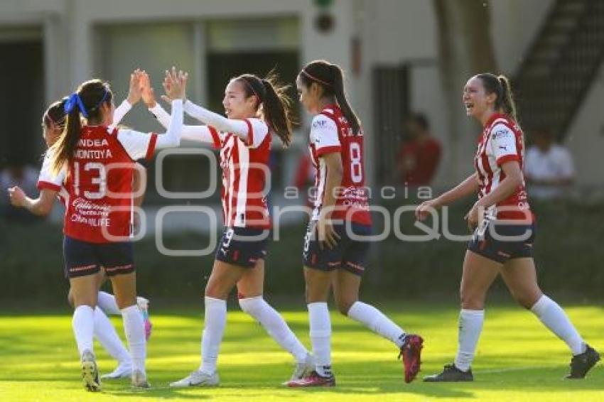 FUTBOL FEMENIL . CHIVAS VS PUEBLA