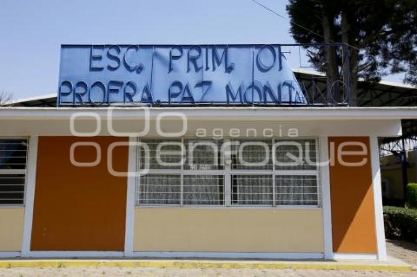 SEGURIDAD . ESCUELA PROFESORA PAZ MONTAÑO