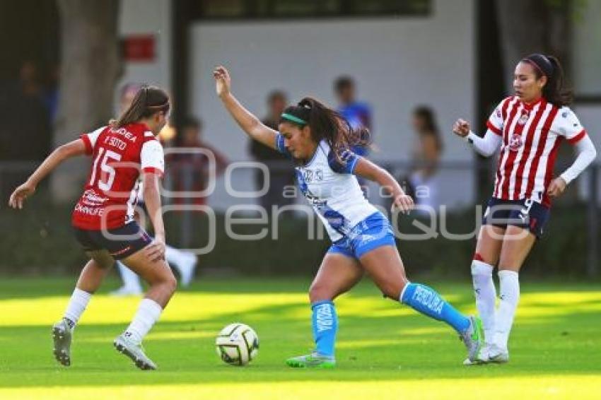 FUTBOL FEMENIL . CHIVAS VS PUEBLA