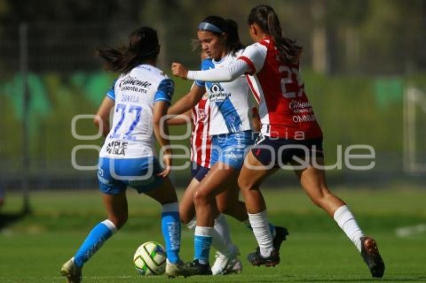 FUTBOL FEMENIL .  CHIVAS VS PUEBLA