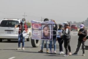 BLOQUEO AUTOPISTA MÉXICO-PUEBLA