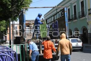 TLAXCALA . PREPARATIVOS CARNAVAL