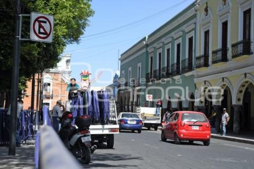 TLAXCALA . PREPARATIVOS CARNAVAL