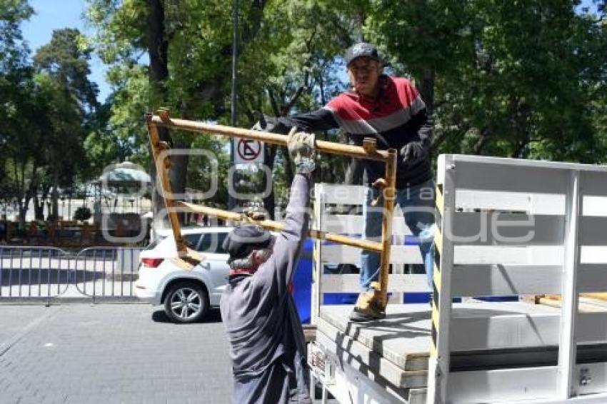 TLAXCALA . PREPARATIVOS CARNAVAL