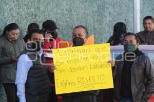 TLAXCALA . MANIFESTACIÓN SINDICATO 7 DE MAYO