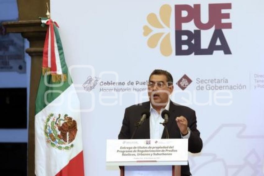 GOBIERNO ESTATAL . REGULARIZACIÓN DE PREDIOS