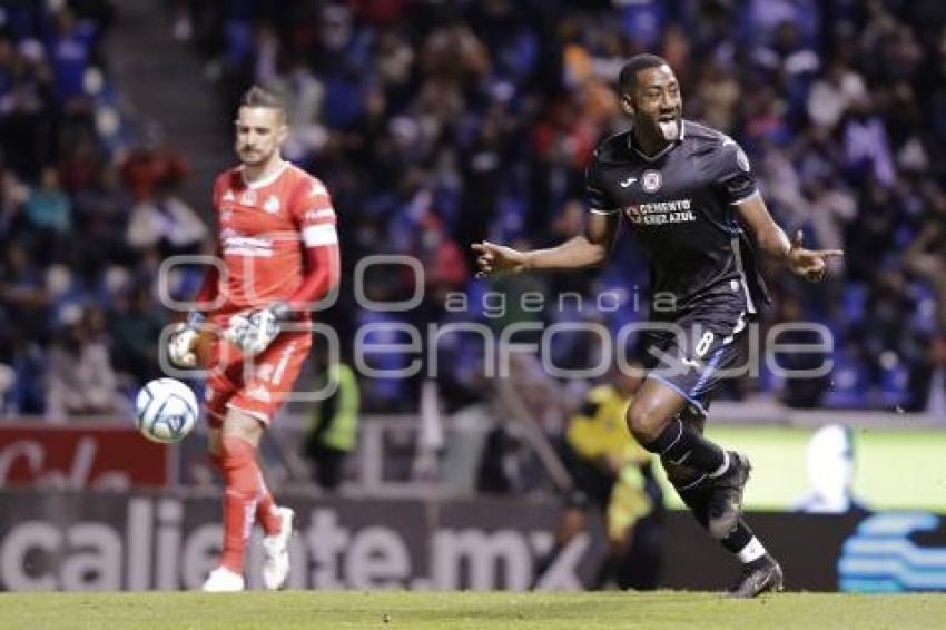 FÚTBOL . CLUB PUEBLA VS CRUZ AZUL