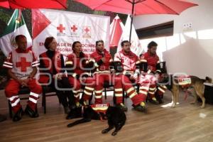 CRUZ ROJA . RECONOCIMIENTO BINOMIOS CANINOS