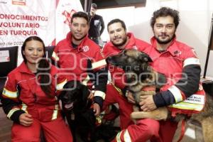 CRUZ ROJA . RECONOCIMIENTO BINOMIOS CANINOS