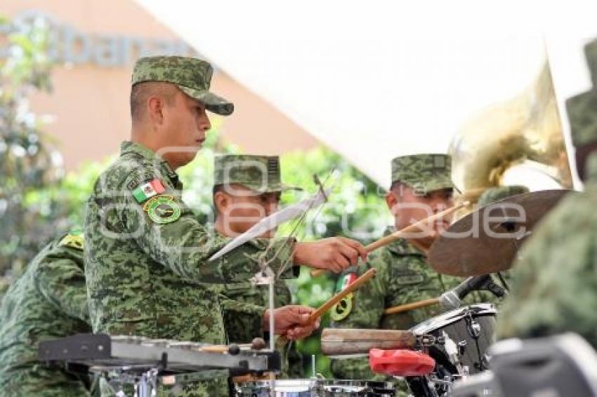 TLAXCALA . CONCIERTO MILITARES