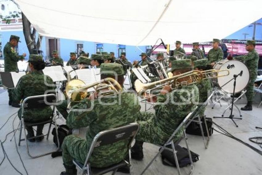 TLAXCALA . CONCIERTO MILITARES