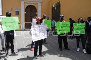 PROTESTA POLICÍAS AUXILIARES