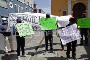 PROTESTA POLICÍAS AUXILIARES