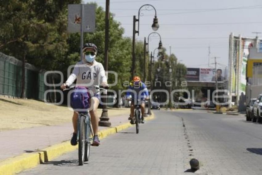 CICLOVÍA . CAMINO REAL A CHOLULA