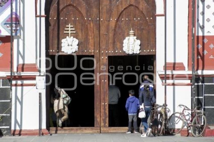 HUEJOTZINGO . PARROQUIA DE SAN MIGUEL