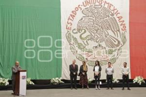 CULTURA . HOMENAJE A LA BANDERA NACIONAL