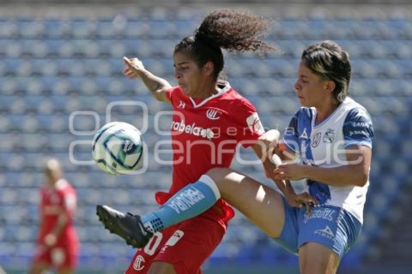 FÚTBOL FEMENIL . PUEBLA VS TOLUCA