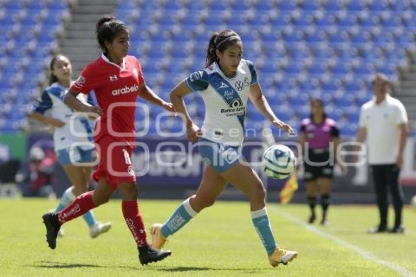 FÚTBOL FEMENIL . PUEBLA VS TOLUCA