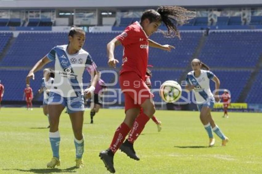 FÚTBOL FEMENIL . PUEBLA VS TOLUCA