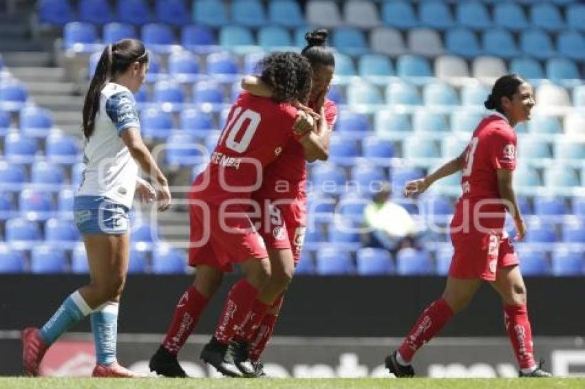 FÚTBOL FEMENIL . PUEBLA VS TOLUCA