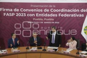 FIRMA CONVENIO COORDINACIÓN FASP