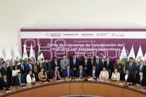 FIRMA CONVENIO COORDINACIÓN FASP