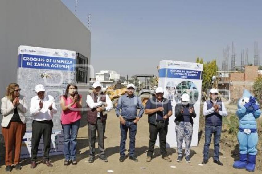 SAN ANDRÉS CHOLULA . JORNADA DE DESAZOLVE