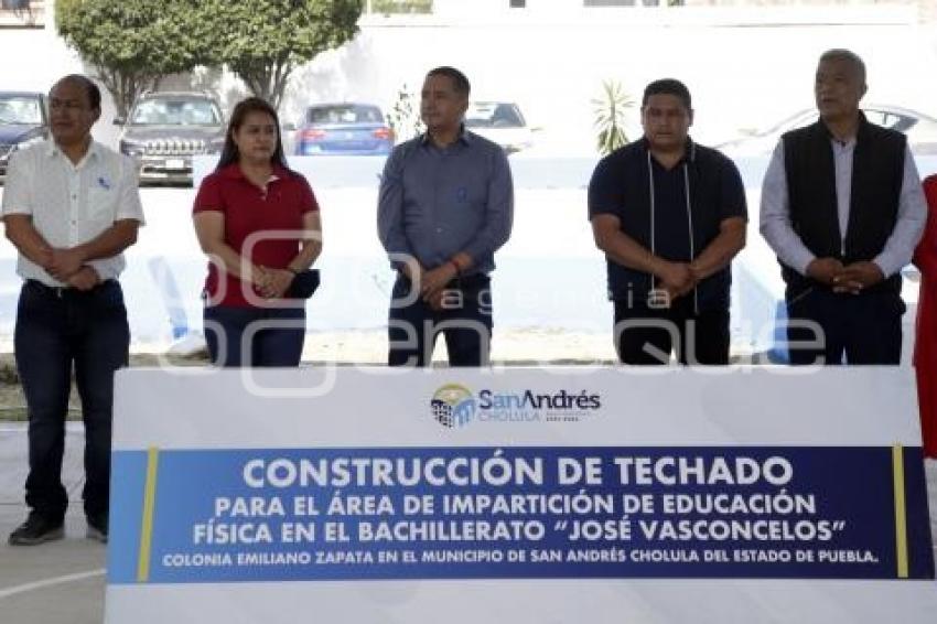 SAN ANDRÉS CHOLULA . ENTREGA TECHADO