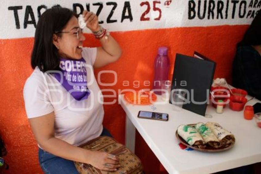 8M . ACTIVISTAS . TAQUERÍA