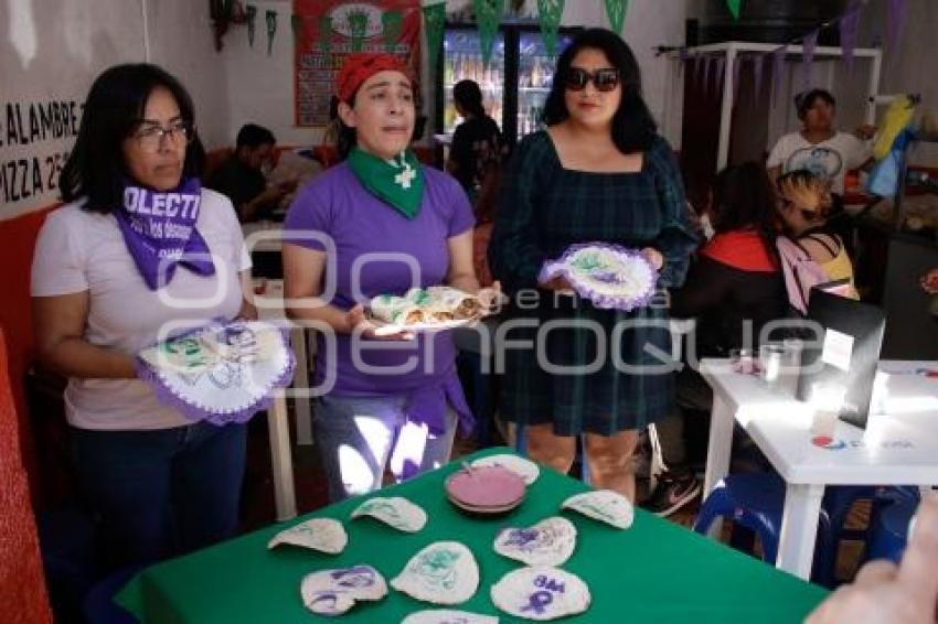 8M . ACTIVISTAS . TAQUERÍA