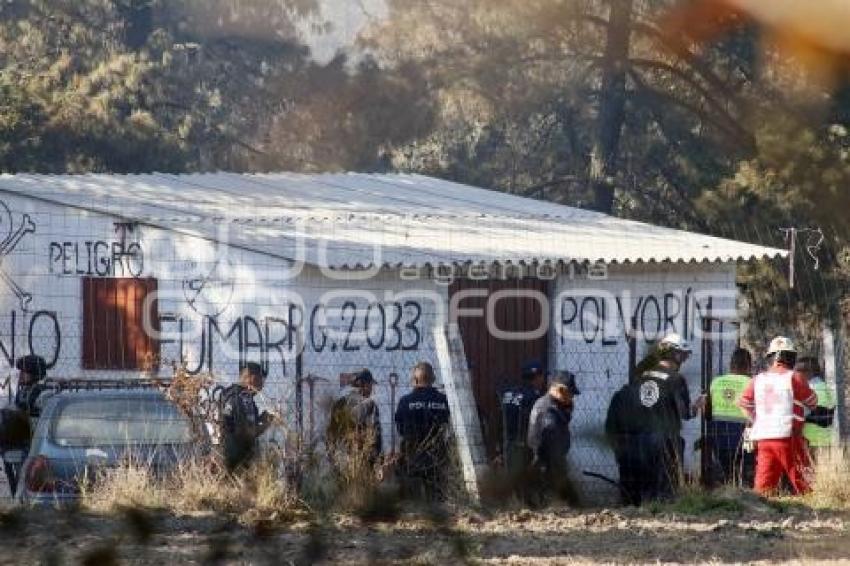 TLAXCALA . EXPLOSIÓN POLVORÍN