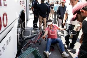 SEGURIDAD . ACCIDENTE CICLISTA