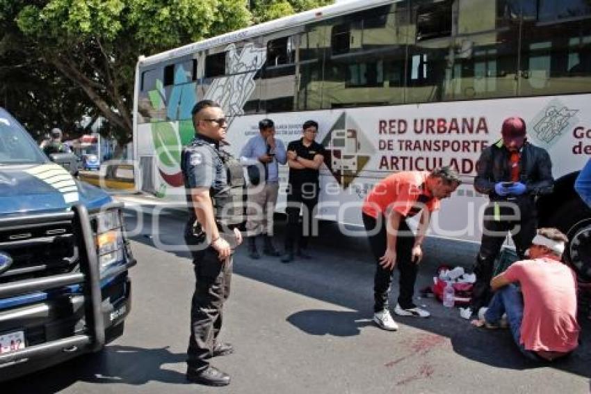 SEGURIDAD . ACCIDENTE CICLISTA