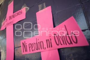 TLAXCALA. CARAVANA FEMINICIDIOS