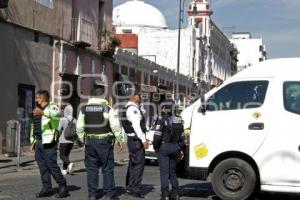 SEGURIDAD . MUJER ATROPELLADA