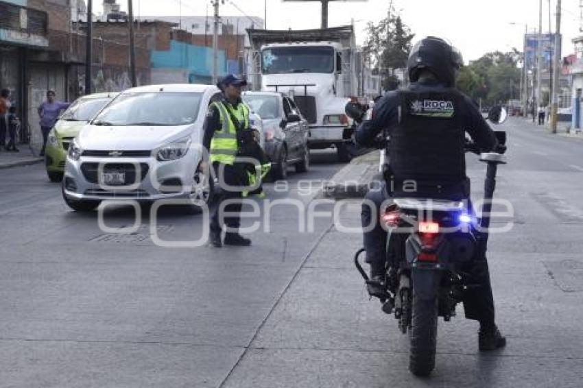 DÍA DE LA MUJER . OPERATIVO VIAL