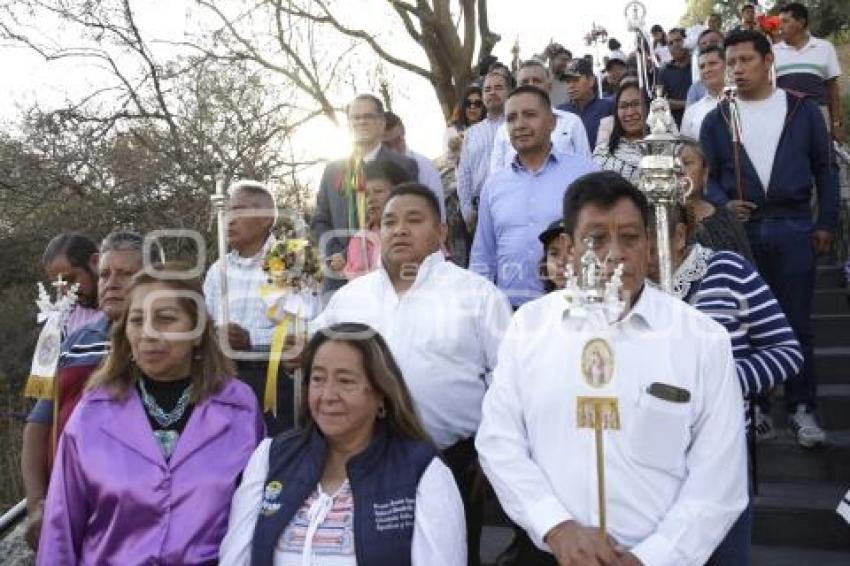 SAN ANDRÉS CHOLULA . ESCALINATA DEL POCITO